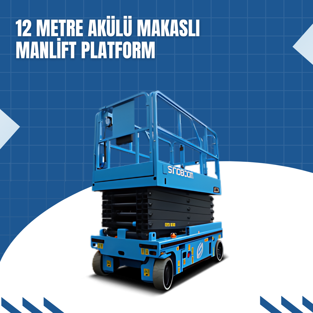 12 metre akulu makasli manlift platform 5