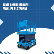 14mt akulu makasli manlift platform 4