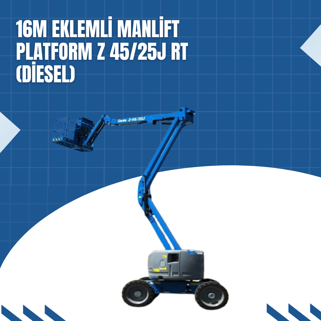 16m eklemli manlift platform z 4525j rt diesel 3