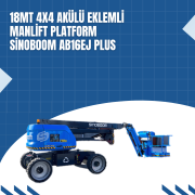 18mt 4x4 akulu eklemli manlift platform sinoboom ab16ej plus 4