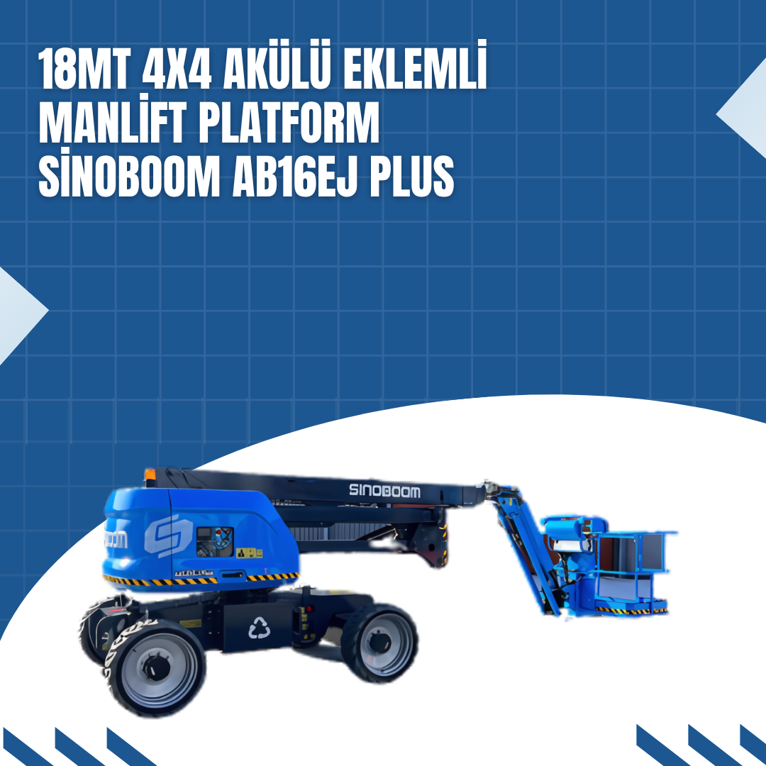 18mt 4x4 akulu eklemli manlift platform sinoboom ab16ej plus 4