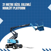 21m 4x4 dizel eklemli manlift platform sinoboom ab18j 4