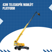 43m teleskopik manlift platform 6