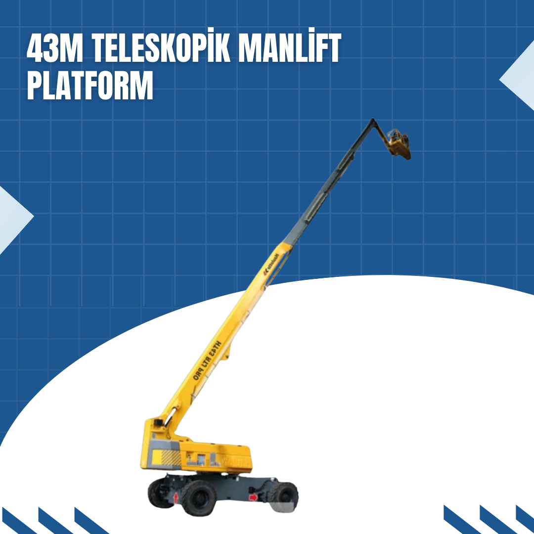 43m teleskopik manlift platform 7